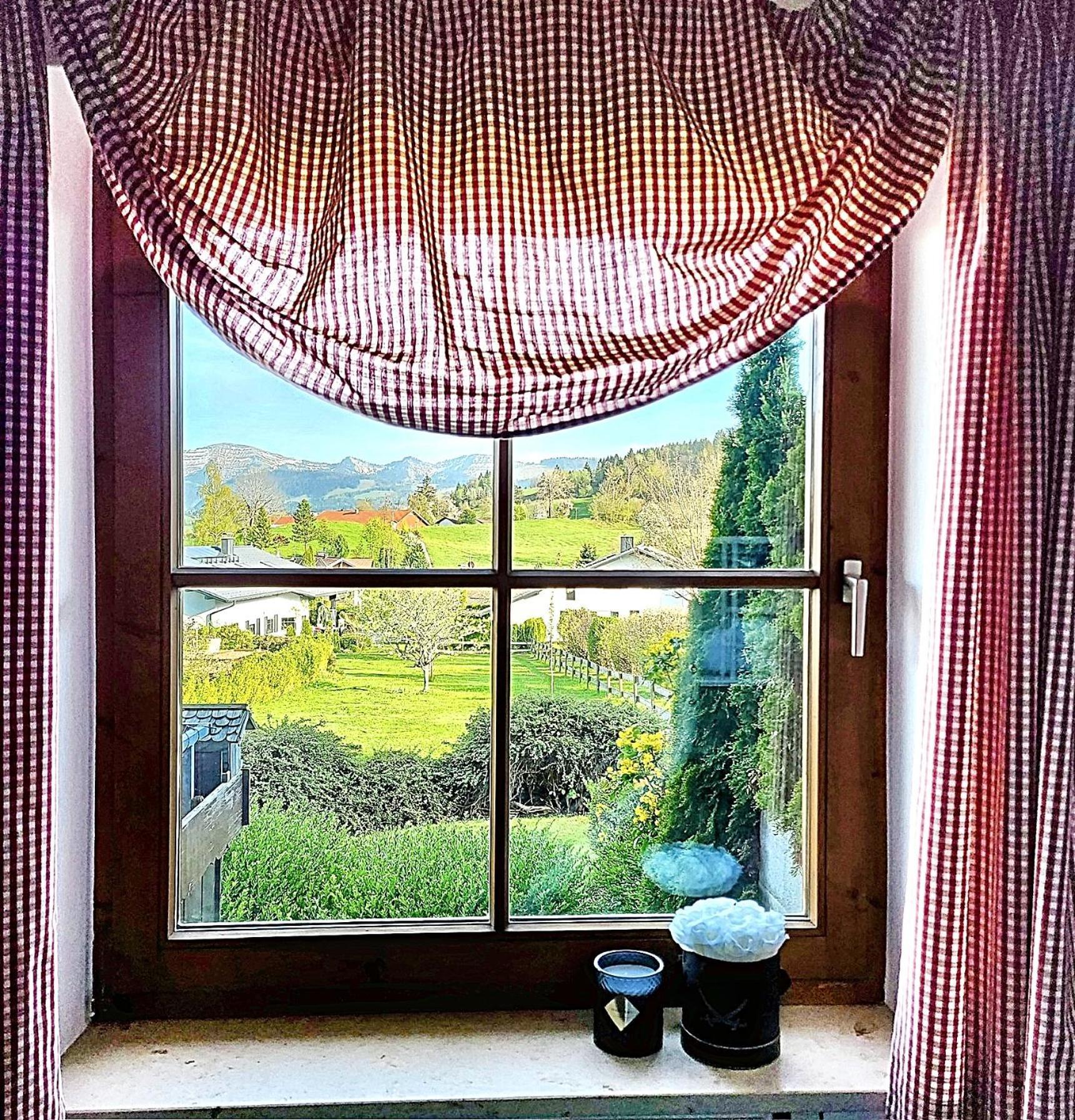 Lindners Hideaways - Bergnest Lodge - Bergblick Fewo 6 Pers Balkon Garten Hund Ski Unterkunft Luftkurort Oberreute Naehe Buchenegger Wasserfaelle Eistobel Bodensee Екстер'єр фото