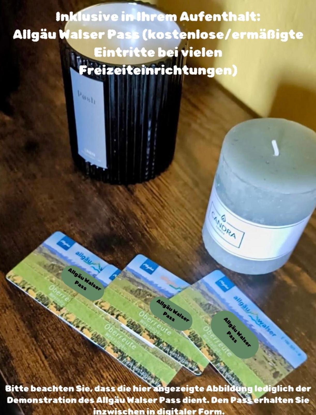 Lindners Hideaways - Bergnest Lodge - Bergblick Fewo 6 Pers Balkon Garten Hund Ski Unterkunft Luftkurort Oberreute Naehe Buchenegger Wasserfaelle Eistobel Bodensee Екстер'єр фото